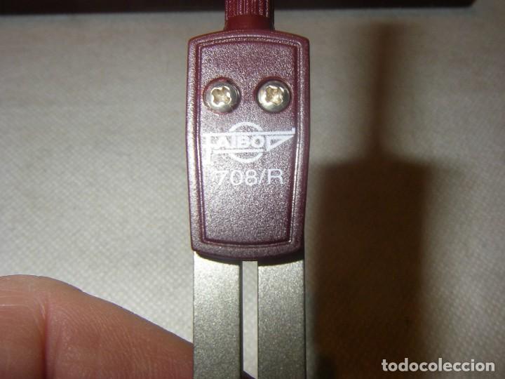 Estilogr&aacute;ficas antiguas, bol&iacute;grafos y plumas: Conjunto de comp&aacute;s marca Faibod con varios complementos. - Foto 5
