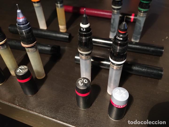 Estilogr&aacute;ficas antiguas, bol&iacute;grafos y plumas: set de rotring variant doble punta - Foto 3