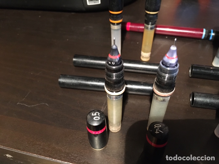 Estilogr&aacute;ficas antiguas, bol&iacute;grafos y plumas: set de rotring variant doble punta - Foto 4