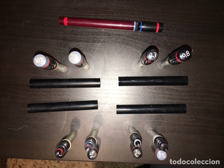 Estilogr&aacute;ficas antiguas, bol&iacute;grafos y plumas: set de rotring variant doble punta - Foto 5