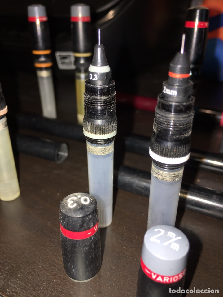 Estilogr&aacute;ficas antiguas, bol&iacute;grafos y plumas: set de rotring variant doble punta - Foto 7