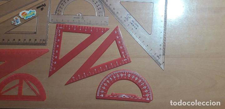 Estilogr&aacute;ficas antiguas, bol&iacute;grafos y plumas: 12-00065 PACK REGLAS VARIADAS - Foto 4