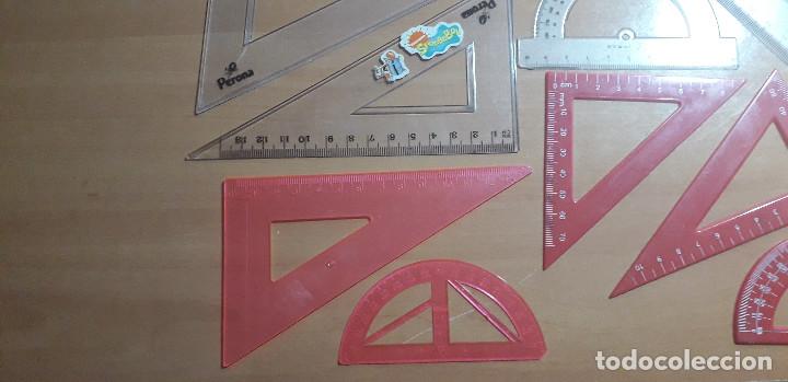 Estilogr&aacute;ficas antiguas, bol&iacute;grafos y plumas: 12-00065 PACK REGLAS VARIADAS - Foto 5