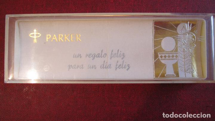 Estilogr&aacute;ficas antiguas, bol&iacute;grafos y plumas: PARKER: ESTUCHE VACIO DE PRIMERA COMUNION - Foto 1