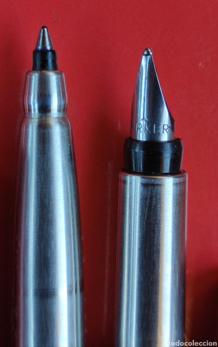 Estilogr&aacute;ficas antiguas, bol&iacute;grafos y plumas: Pluma y boligrafo Parker Vector - Foto 2