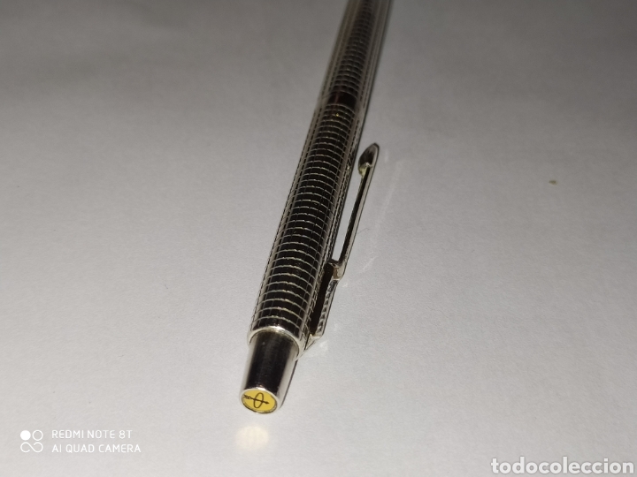 Estilogr&aacute;ficas antiguas, bol&iacute;grafos y plumas: Juego parker 75 plata - Foto 5