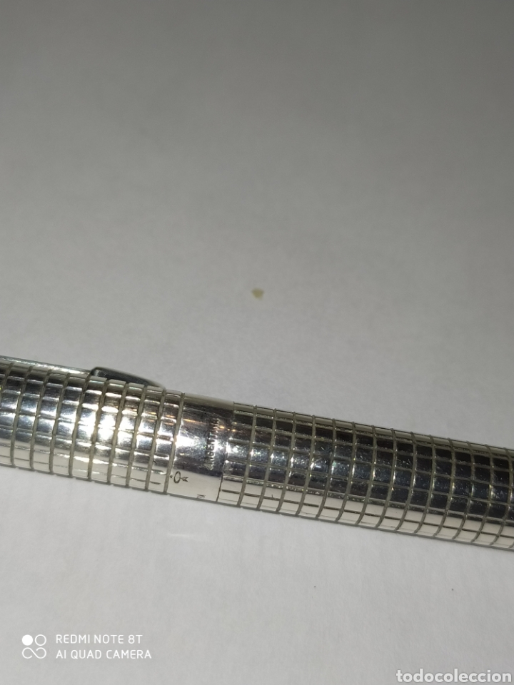 Estilogr&aacute;ficas antiguas, bol&iacute;grafos y plumas: Juego parker 75 plata - Foto 7
