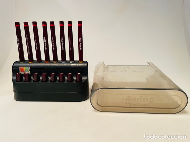 Estilogr&aacute;ficas antiguas, bol&iacute;grafos y plumas: Rotring Rapidomat Germany - Foto 5