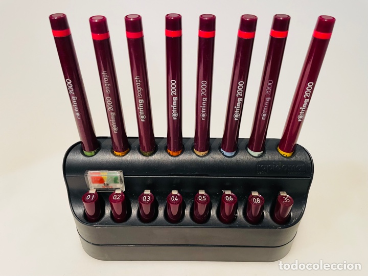 Estilogr&aacute;ficas antiguas, bol&iacute;grafos y plumas: Rotring Rapidomat Germany - Foto 8