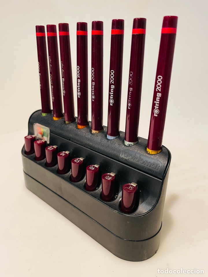 Estilogr&aacute;ficas antiguas, bol&iacute;grafos y plumas: Rotring Rapidomat Germany - Foto 12