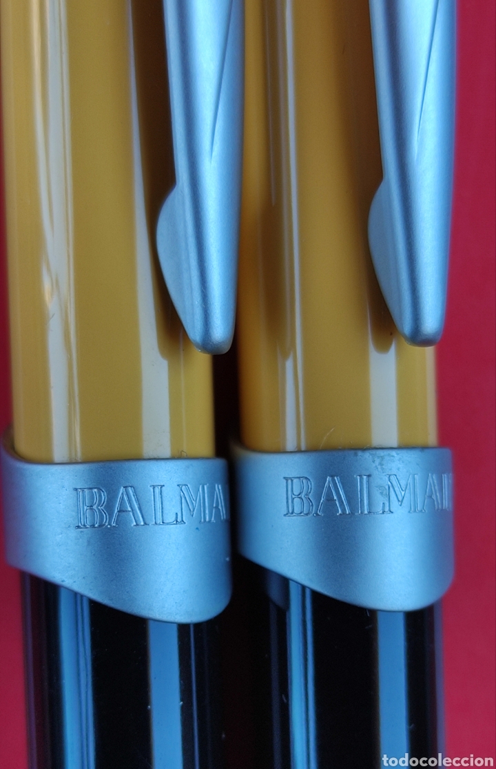 Estilogr&aacute;ficas antiguas, bol&iacute;grafos y plumas: Conjunto PIERRE BALMAIN - Foto 4