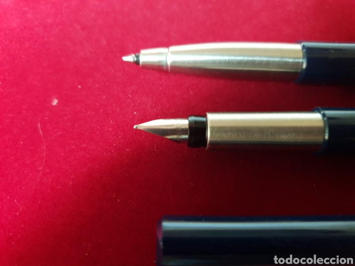 Estilogr&aacute;ficas antiguas, bol&iacute;grafos y plumas: Juego pluma + roller.parker - Foto 3