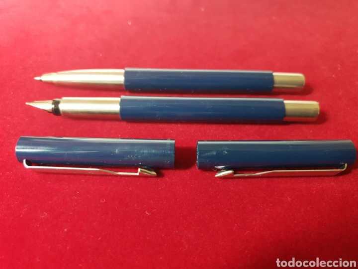 Estilogr&aacute;ficas antiguas, bol&iacute;grafos y plumas: Juego pluma + roller.parker - Foto 4