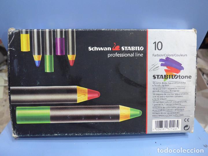 caja con 10 stabilo tone 4810 schwan stabilo pr - Sets of fountain pens, ballpoint pens pencils on todocoleccion
