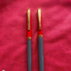 Stylos-plume Anciens, stylos-bille et becs de plume: JUEGO DE PLUMA Y BOLÍGRAFO VINTAGE. Lote 370721291