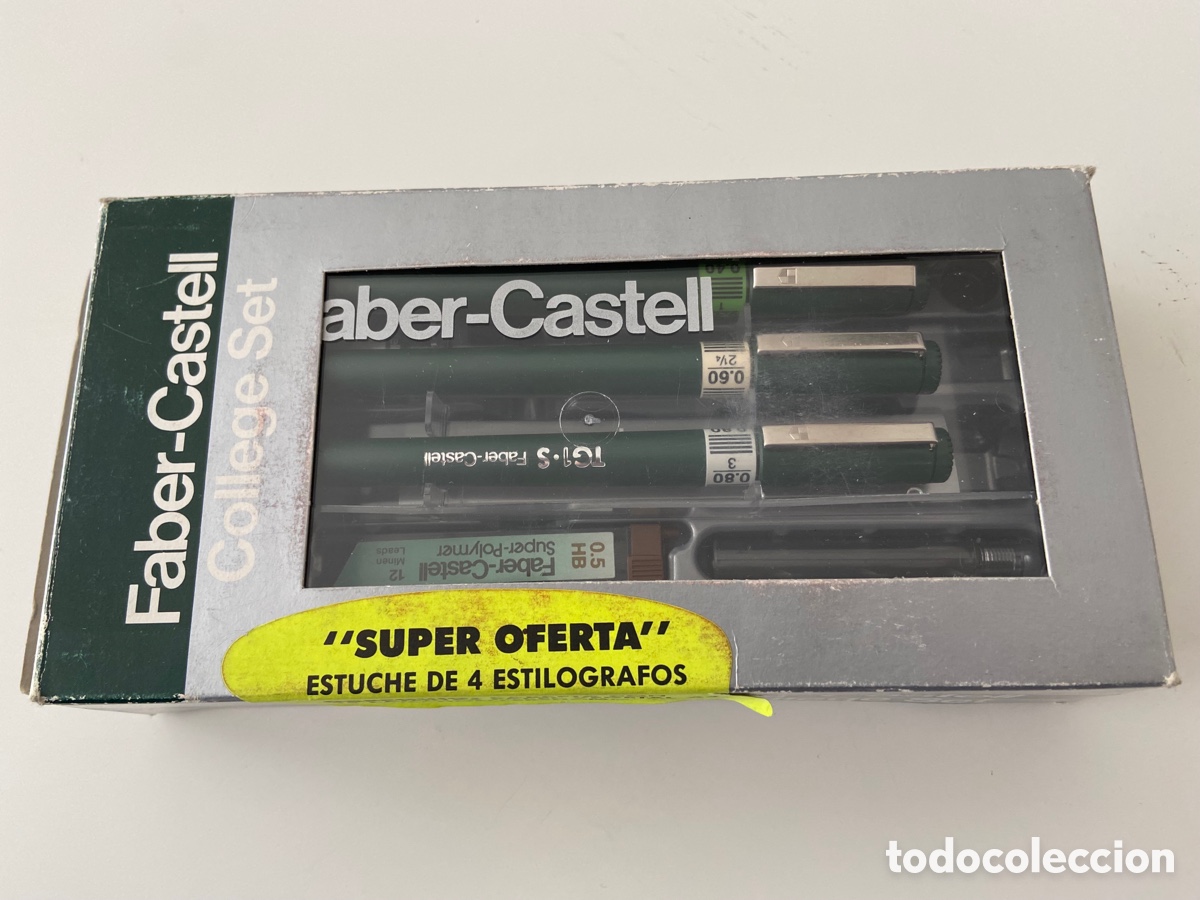 juego de compás faber castell ultra s - Buy Sets of fountain pens,  ballpoint pens and pencils on todocoleccion