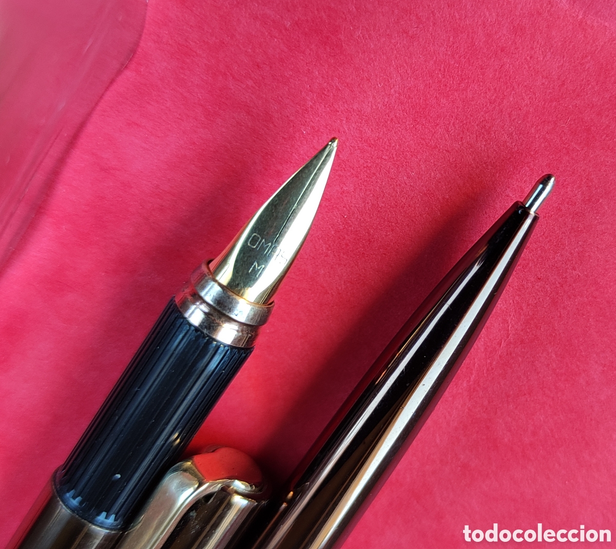 Estilogr&aacute;ficas antiguas, bol&iacute;grafos y plumas: Pluma y boligrafo OMAS - Foto 3