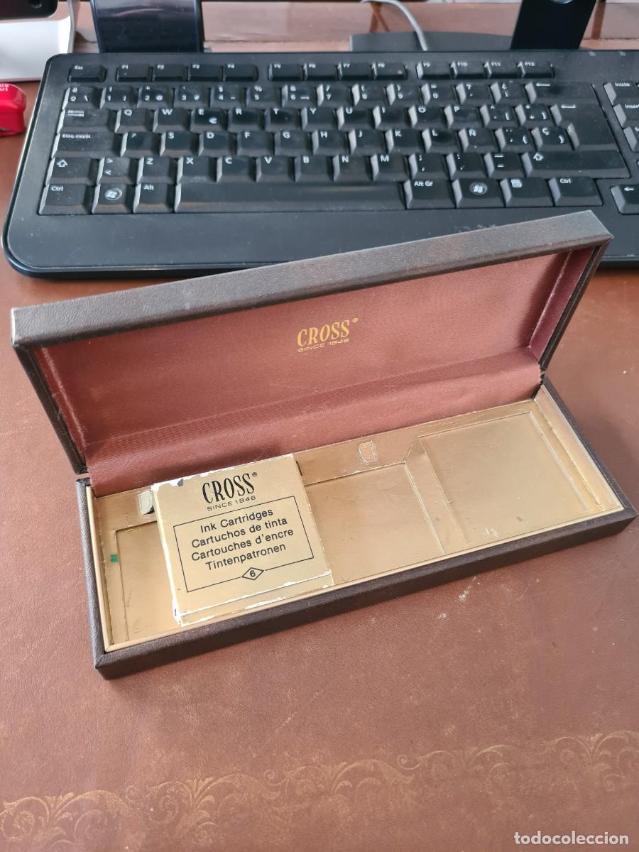 Estilogr&aacute;ficas antiguas, bol&iacute;grafos y plumas: ESTUCHE VACIO PLUMA CROSS - Foto 2