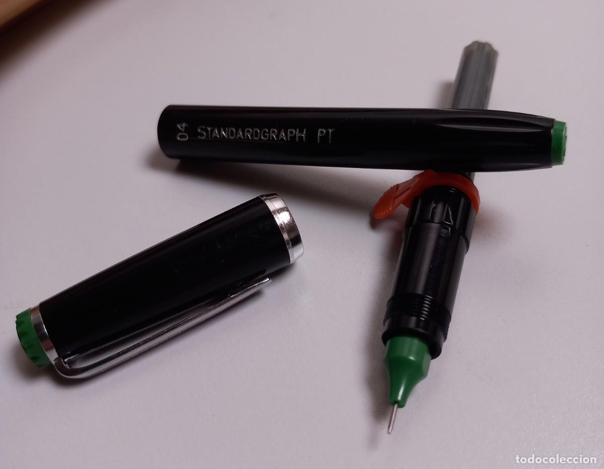 Estilogr&aacute;ficas antiguas, bol&iacute;grafos y plumas: JUEGO DE ROTRING. STANDARDGRAPH. GERMANY - Foto 6