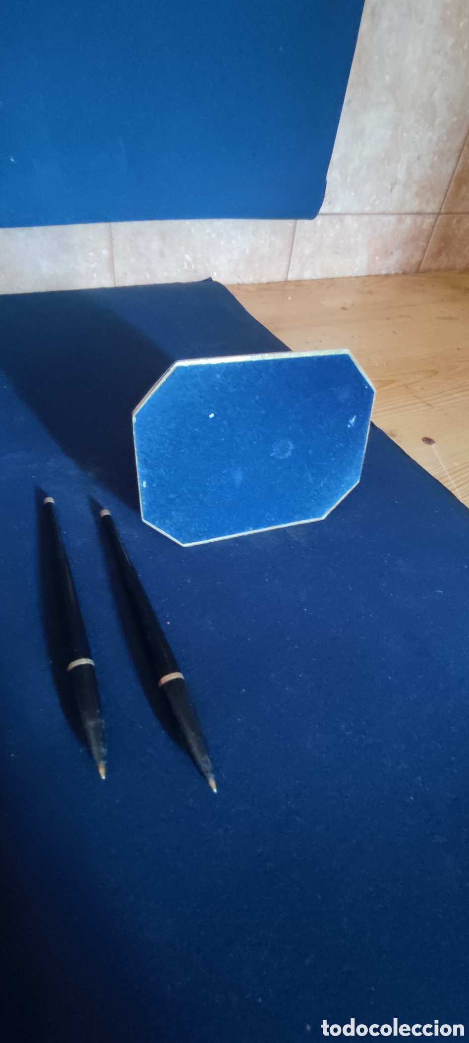 Estilogr&aacute;ficas antiguas, bol&iacute;grafos y plumas: JUEGO DE ESCRITORIO - Foto 4