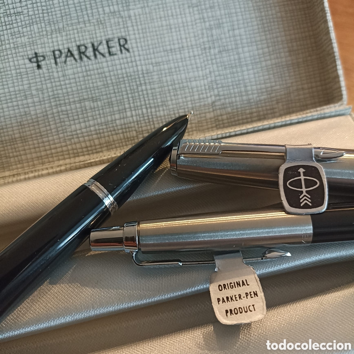 Estilogr&aacute;ficas antiguas, bol&iacute;grafos y plumas: Juego Parker 21 - Foto 2