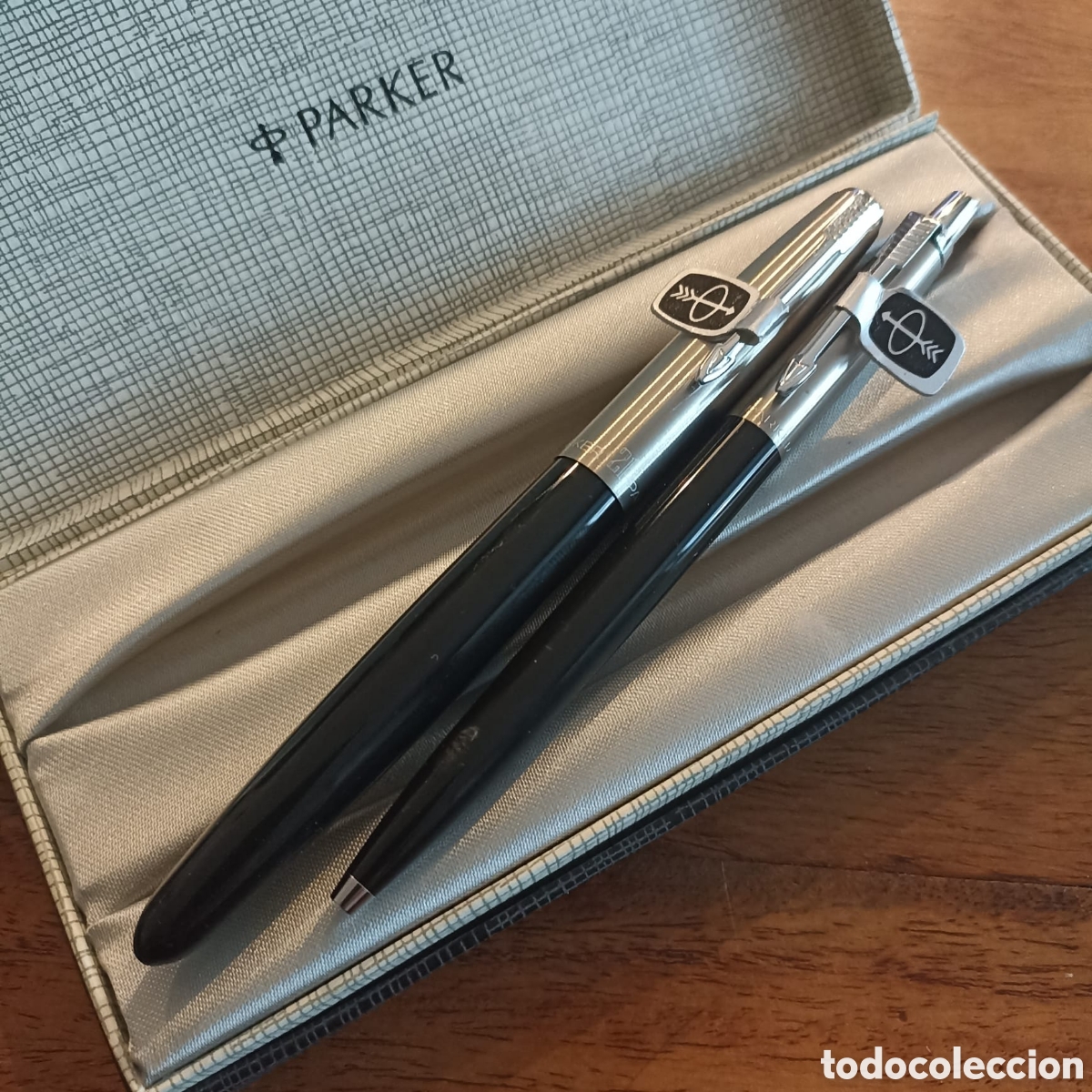 Estilogr&aacute;ficas antiguas, bol&iacute;grafos y plumas: Juego Parker 21 - Foto 1