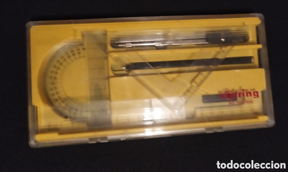 Estilogr&aacute;ficas antiguas, bol&iacute;grafos y plumas: JUEGO COMPASS ROTRING 880906 - Foto 2