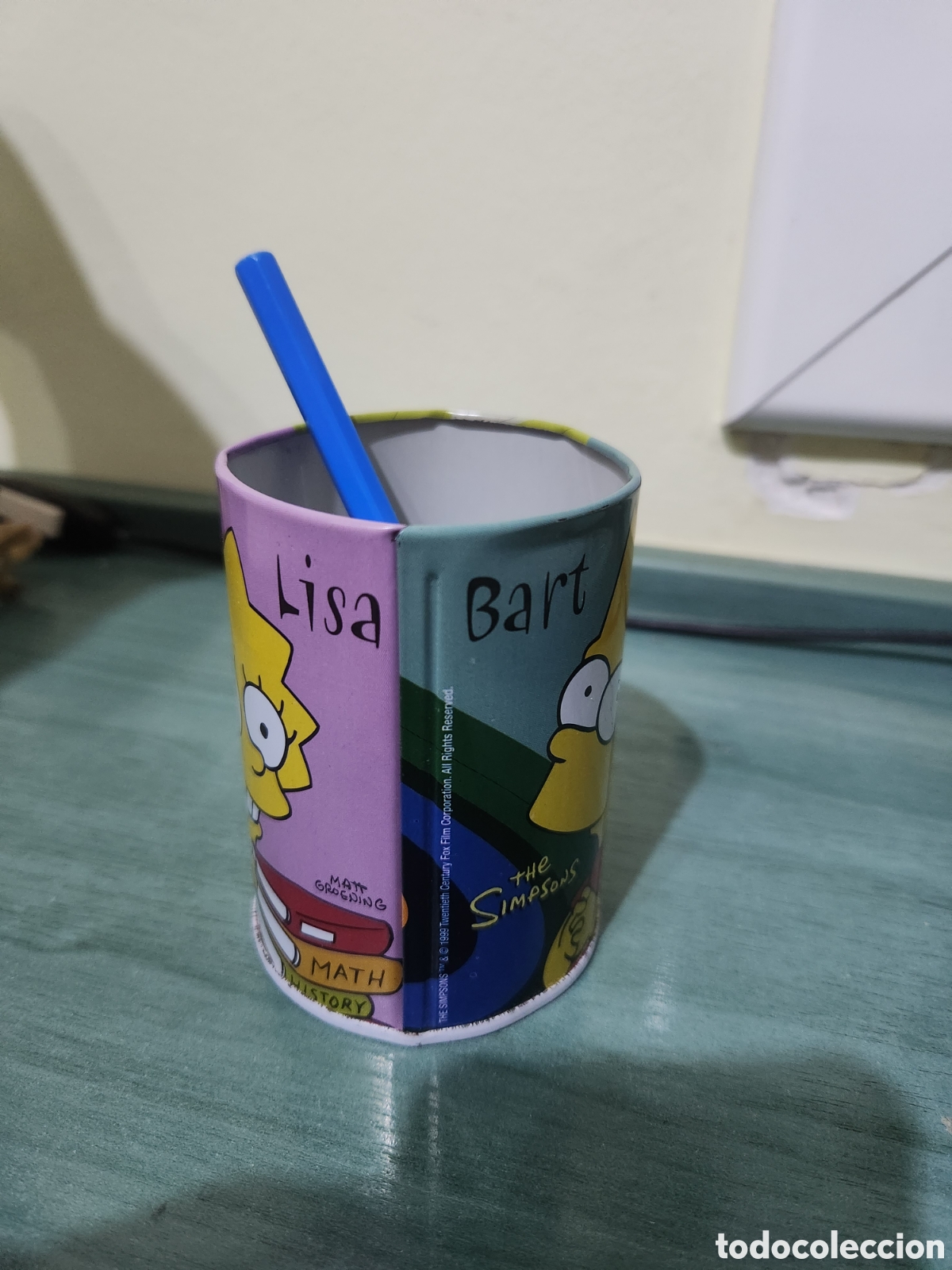 Estilogr&aacute;ficas antiguas, bol&iacute;grafos y plumas: Pote The Simpsons - Foto 4