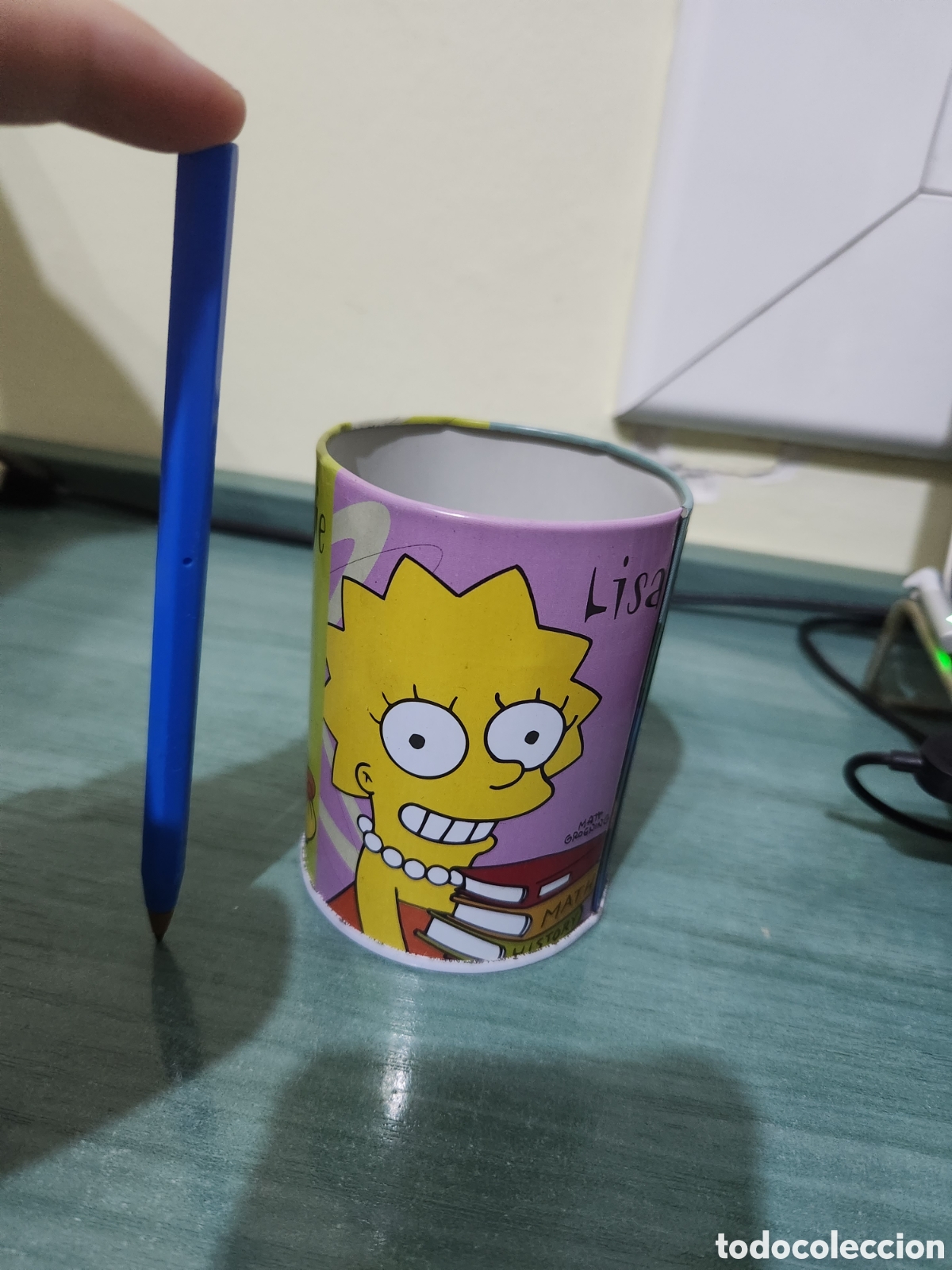 Estilogr&aacute;ficas antiguas, bol&iacute;grafos y plumas: Pote The Simpsons - Foto 1