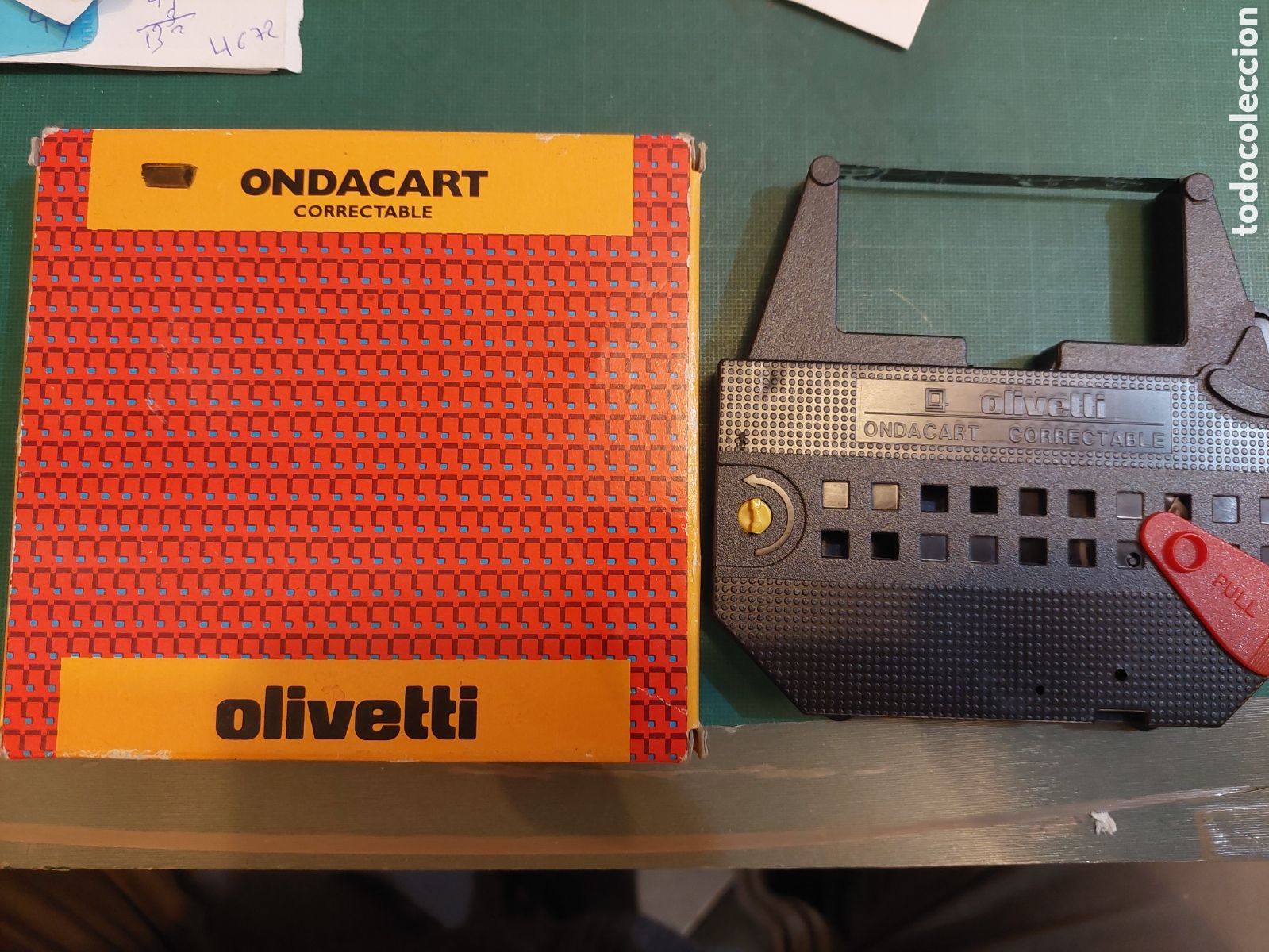 Estilogr&aacute;ficas antiguas, bol&iacute;grafos y plumas: OLIVETTI OMDACART CORRECTABLE usada - Foto 1