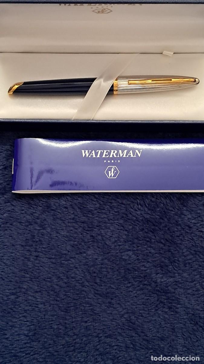 Stilografiche antiche, penne a sfera e penne: ESTILOGRAFICA y BOLIGRAFO A JUEGO WATERMAN CARENE DELUXE