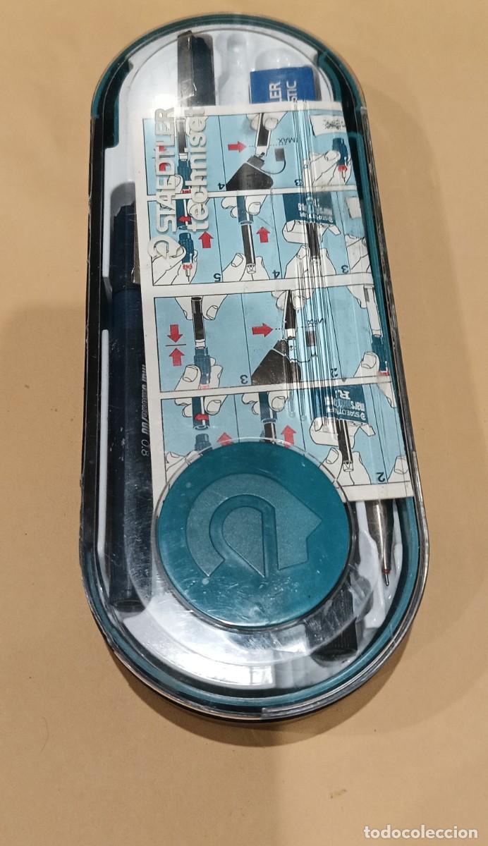 Estilogr&aacute;ficas antiguas, bol&iacute;grafos y plumas: CAJA StaeDHer Techniset NUEVO - Foto 1