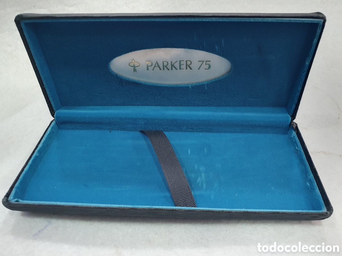 Estilogr&aacute;ficas antiguas, bol&iacute;grafos y plumas: Caja para juego Parker 75. (L46)