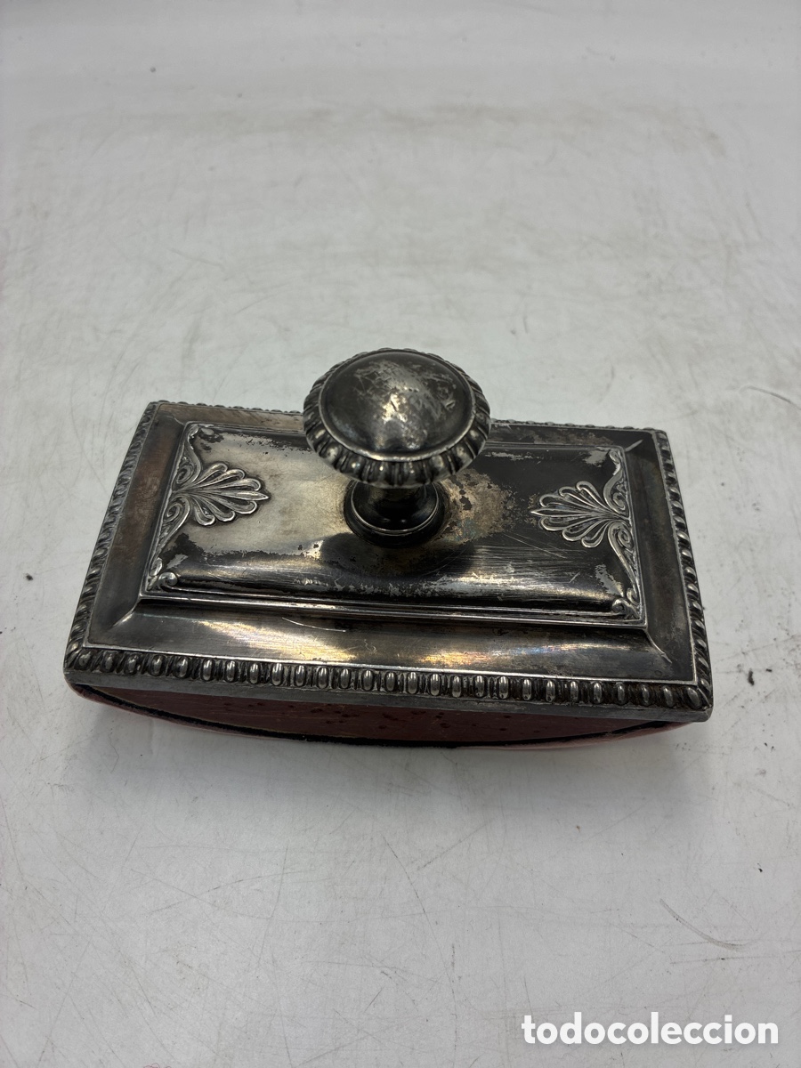 Estilogr&aacute;ficas antiguas, bol&iacute;grafos y plumas: Secafirmas plateado.