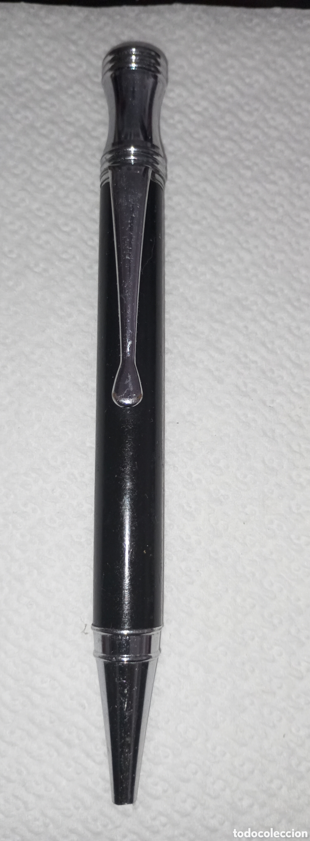Estilogr&aacute;ficas antiguas, bol&iacute;grafos y plumas: Bol&iacute;grafo diageo negro y acero