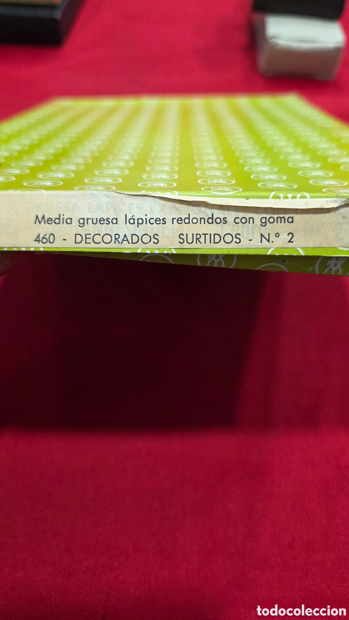 Estilogr&aacute;ficas antiguas, bol&iacute;grafos y plumas: CAJA DE LAPICES HISPANIA - Foto 5