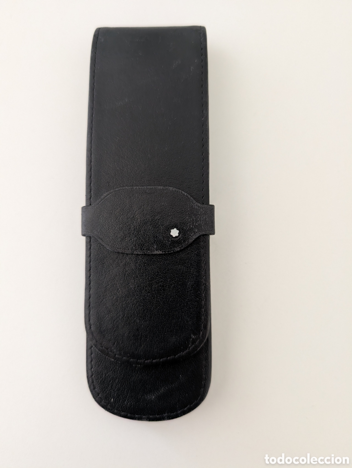 Estilogr&aacute;ficas antiguas, bol&iacute;grafos y plumas: Estuche Montblanc Meisterst&uuml;ck Piel 3 Bol&iacute;grafos