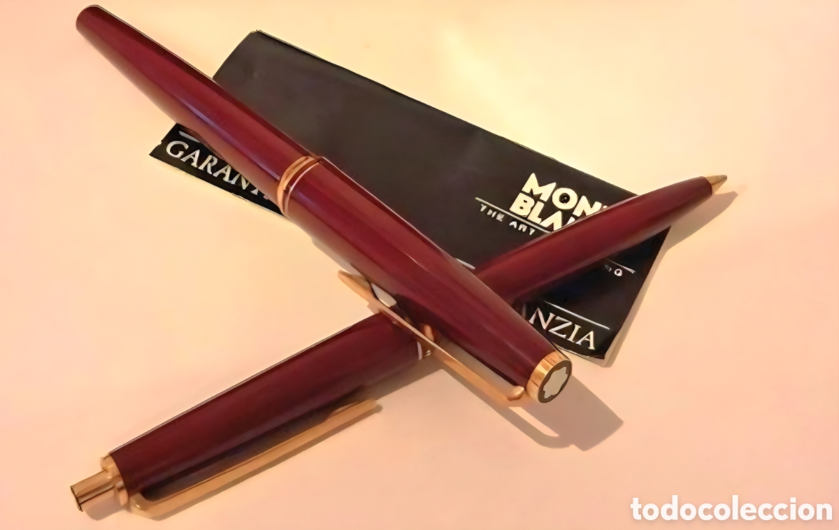 Estilogr&aacute;ficas antiguas, bol&iacute;grafos y plumas: Set de escritura Montblanc