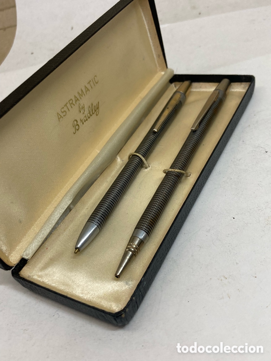 Estilogr&aacute;ficas antiguas, bol&iacute;grafos y plumas: Juego Astramatic portaminas y bol&iacute;grafo
