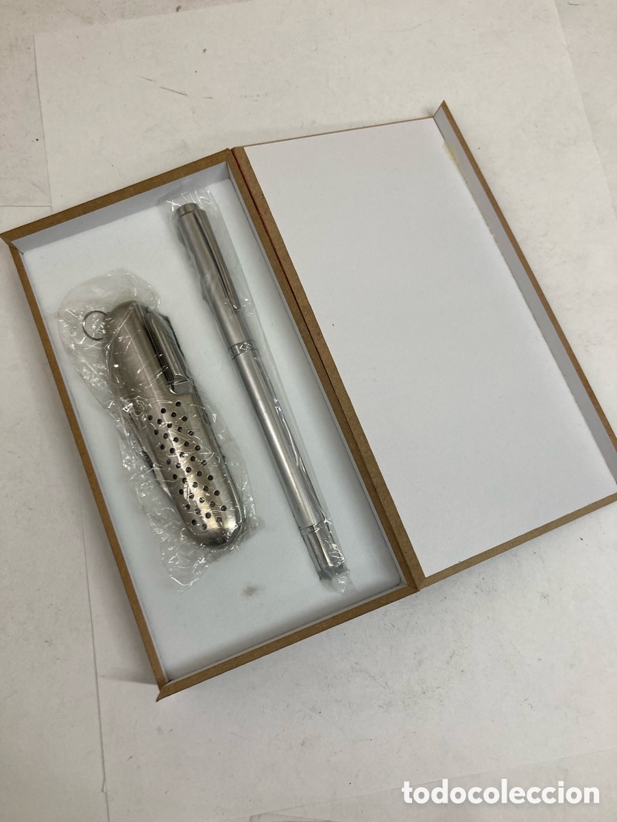 Estilogr&aacute;ficas antiguas, bol&iacute;grafos y plumas: Juego navaja y bol&iacute;grafo