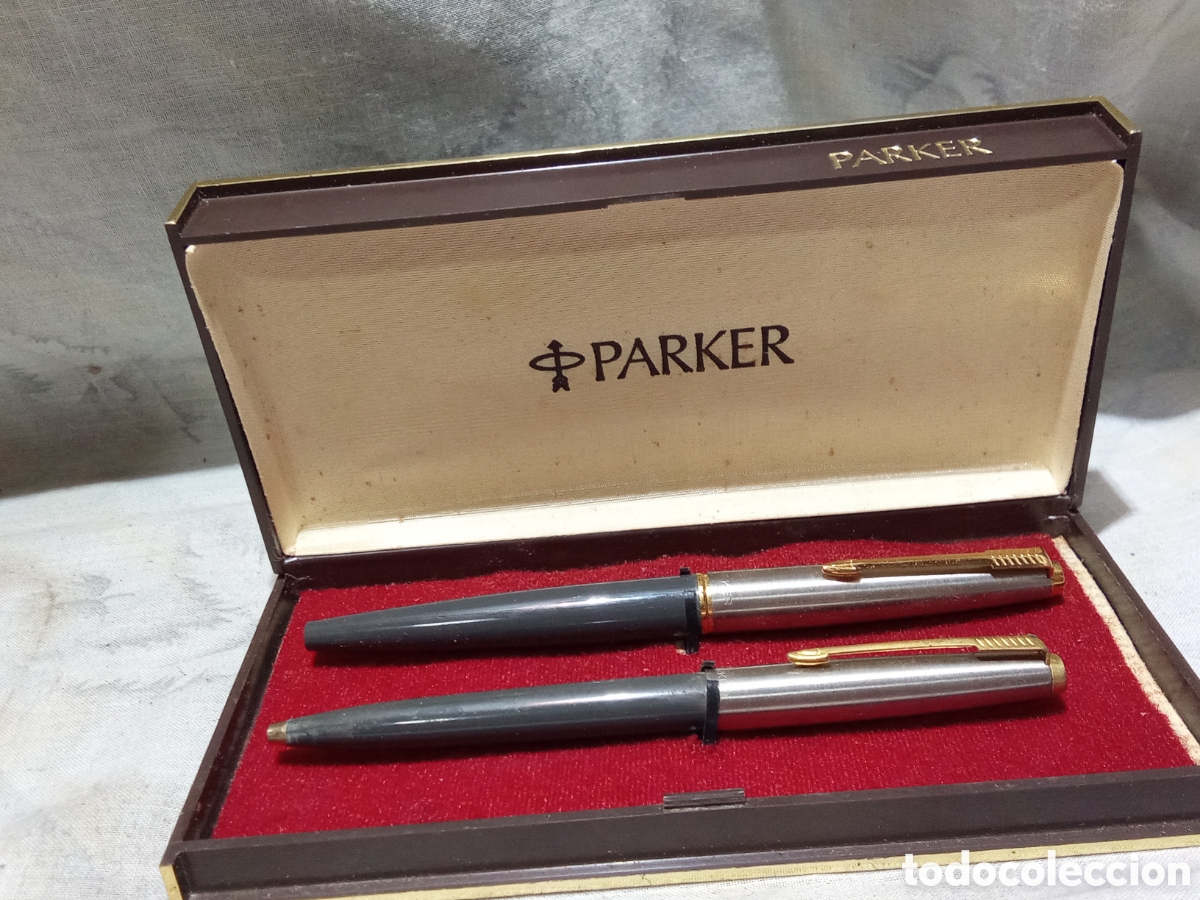 Estilogr&aacute;ficas antiguas, bol&iacute;grafos y plumas: CONJUNTO DE BOL&Iacute;GRAFO Y PLUMA PARKER