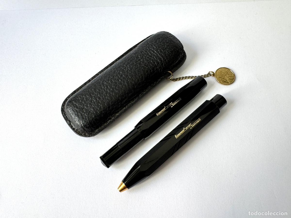 Estilogr&aacute;ficas antiguas, bol&iacute;grafos y plumas: KAWECO SPORT BY DIPLOMAT CONJUNTO DE ESTILOGRAFICA Y BOLIGRAFO, GERMANY