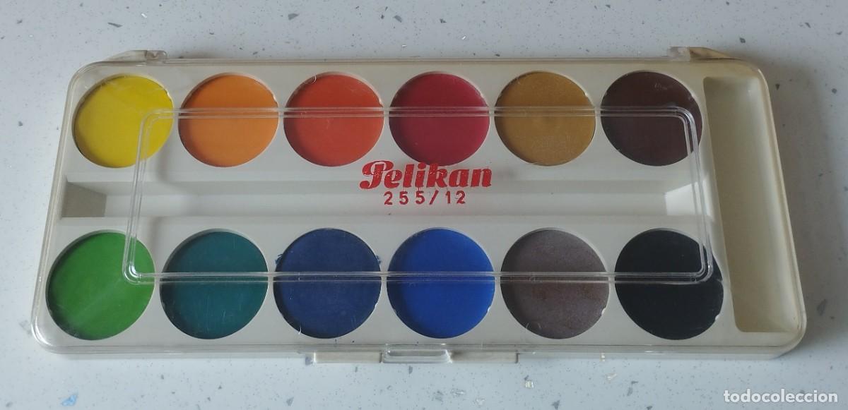 Estilogr&aacute;ficas antiguas, bol&iacute;grafos y plumas: CAJA DE ACUARELAS PELIKAN 255/12, NUEVA