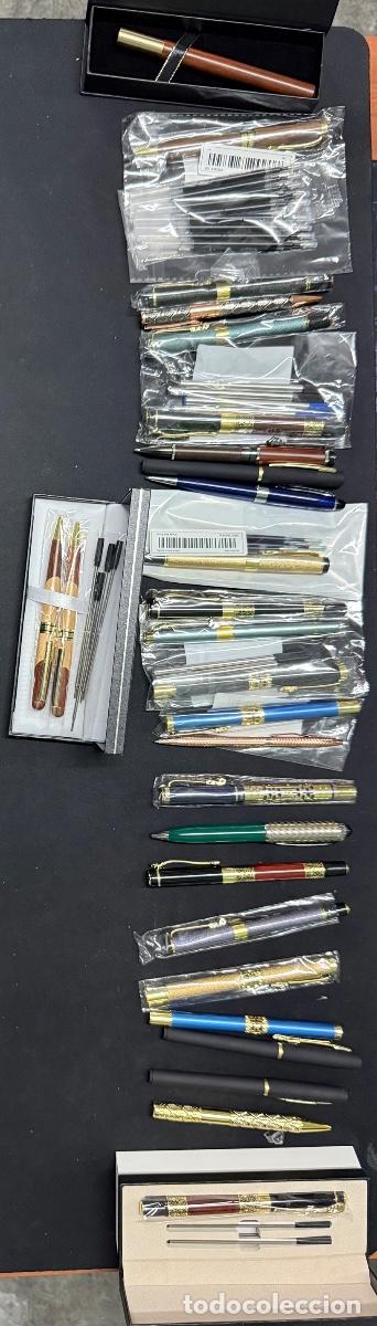 Estilogr&aacute;ficas antiguas, bol&iacute;grafos y plumas: LOTE DE BOL&Iacute;GRAFOS Y PLUMAS NUEVAS &ndash; DISE&Ntilde;O PREMIUM + RECAMBIOS