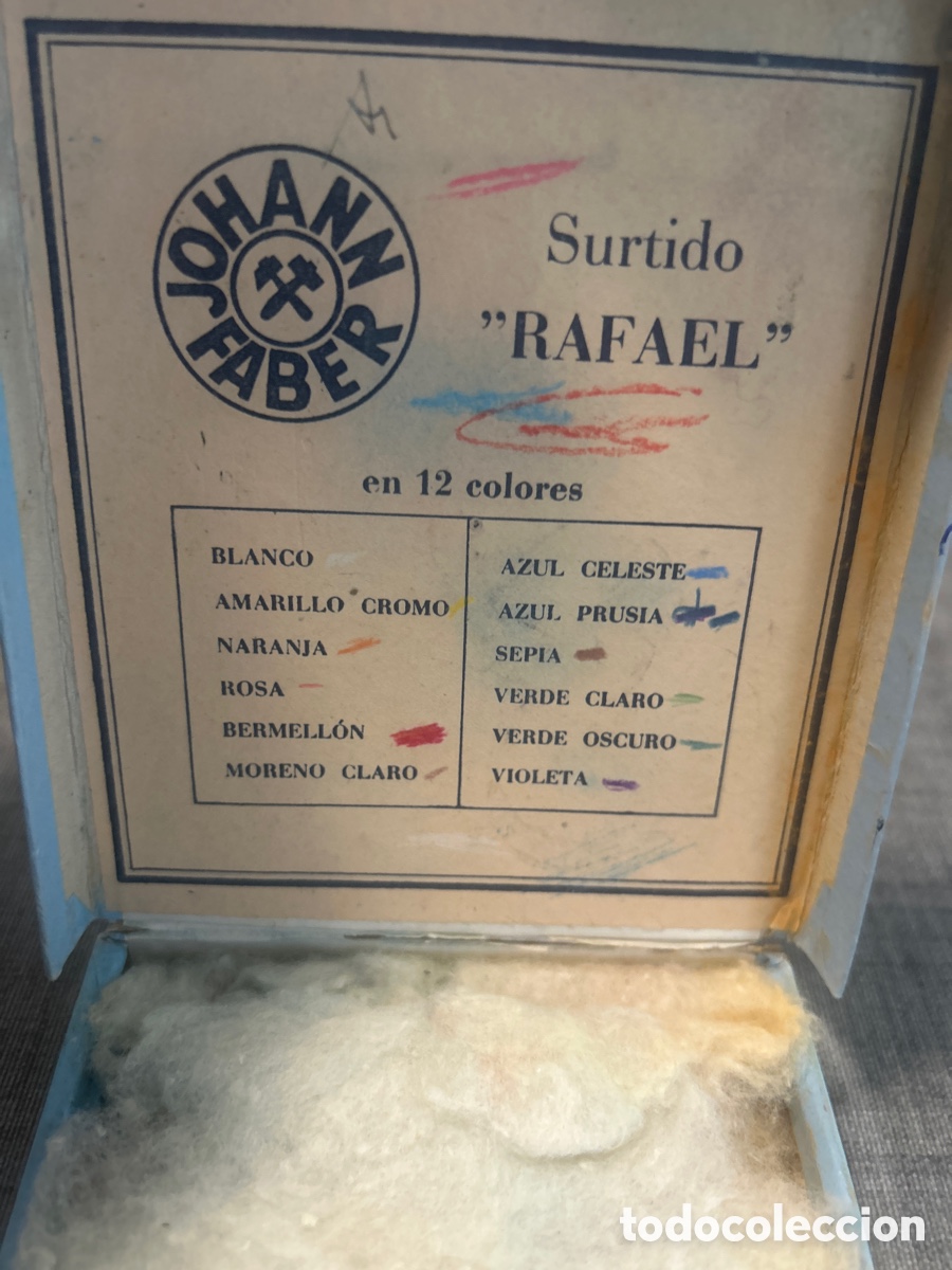 Estilogr&aacute;ficas antiguas, bol&iacute;grafos y plumas: Johan Fabre 12 colores - Foto 2