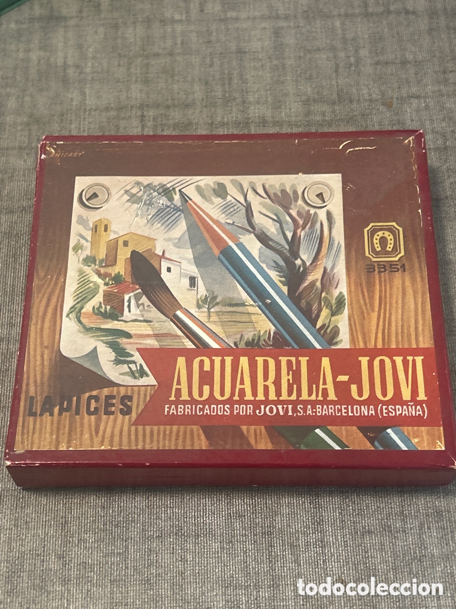 Estilogr&aacute;ficas antiguas, bol&iacute;grafos y plumas: Acuarelas lobo l&aacute;pices vintage