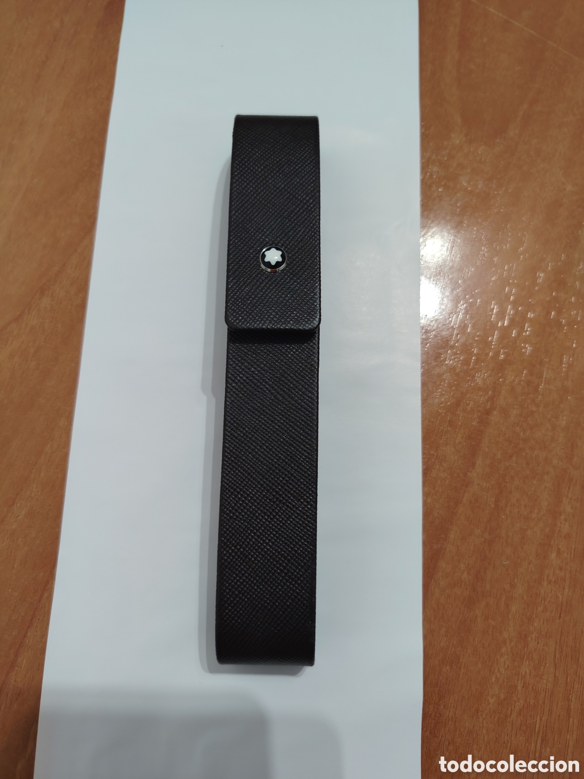 Estilogr&aacute;ficas antiguas, bol&iacute;grafos y plumas: Estuche porta pluma montblanc, impecable estado