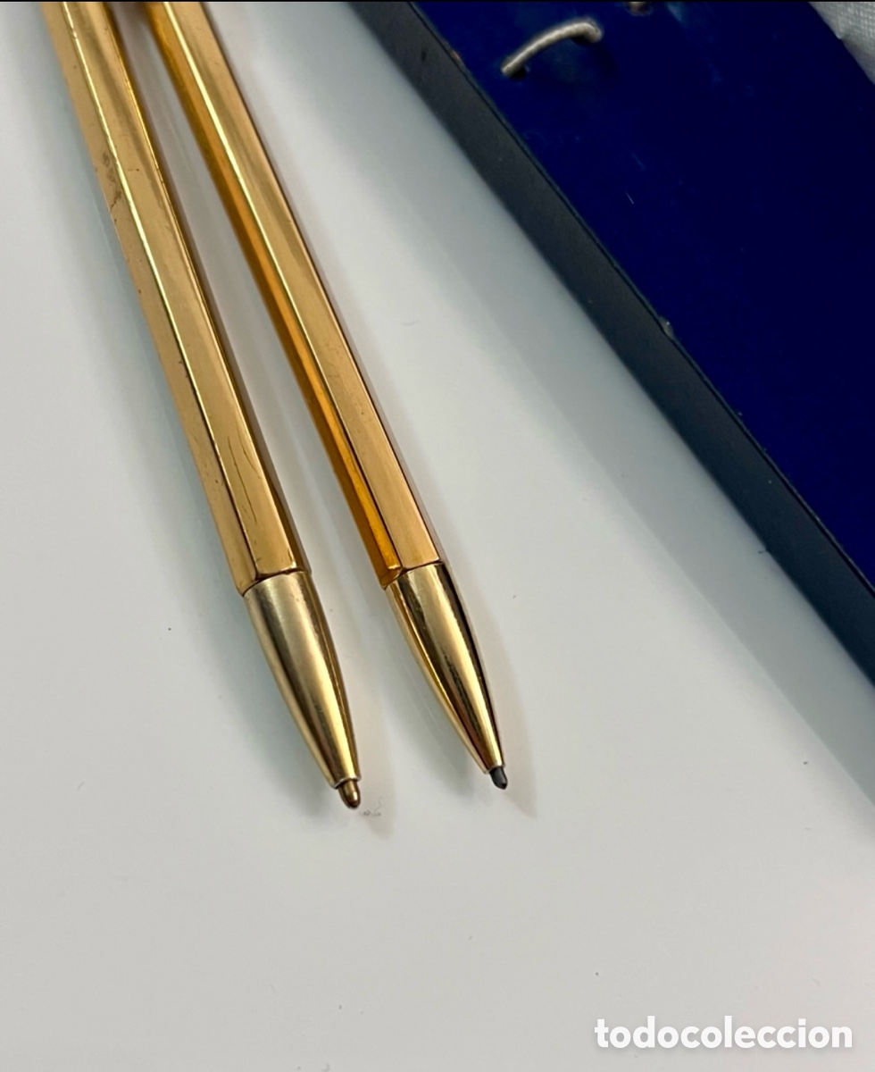 Stylos-plume Anciens, stylos-bille et becs de plume: ✅ conjunto bol&iacute;grafo portaminas STRATFORD US vintage