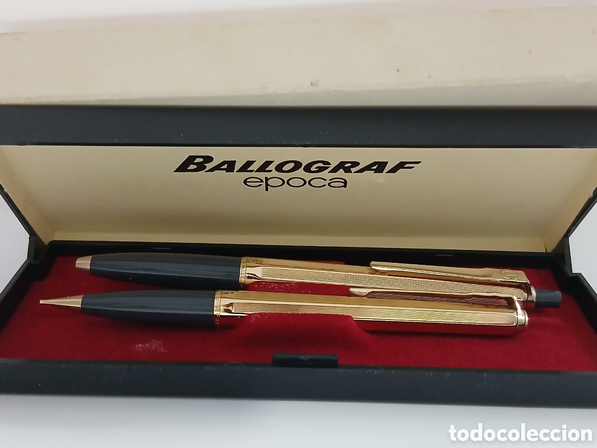 Alte F&uuml;llfederhalter, Kugelschreiber und Federn: Bol&iacute;grafo y portaminas Ballograf &Eacute;poca. (L103)