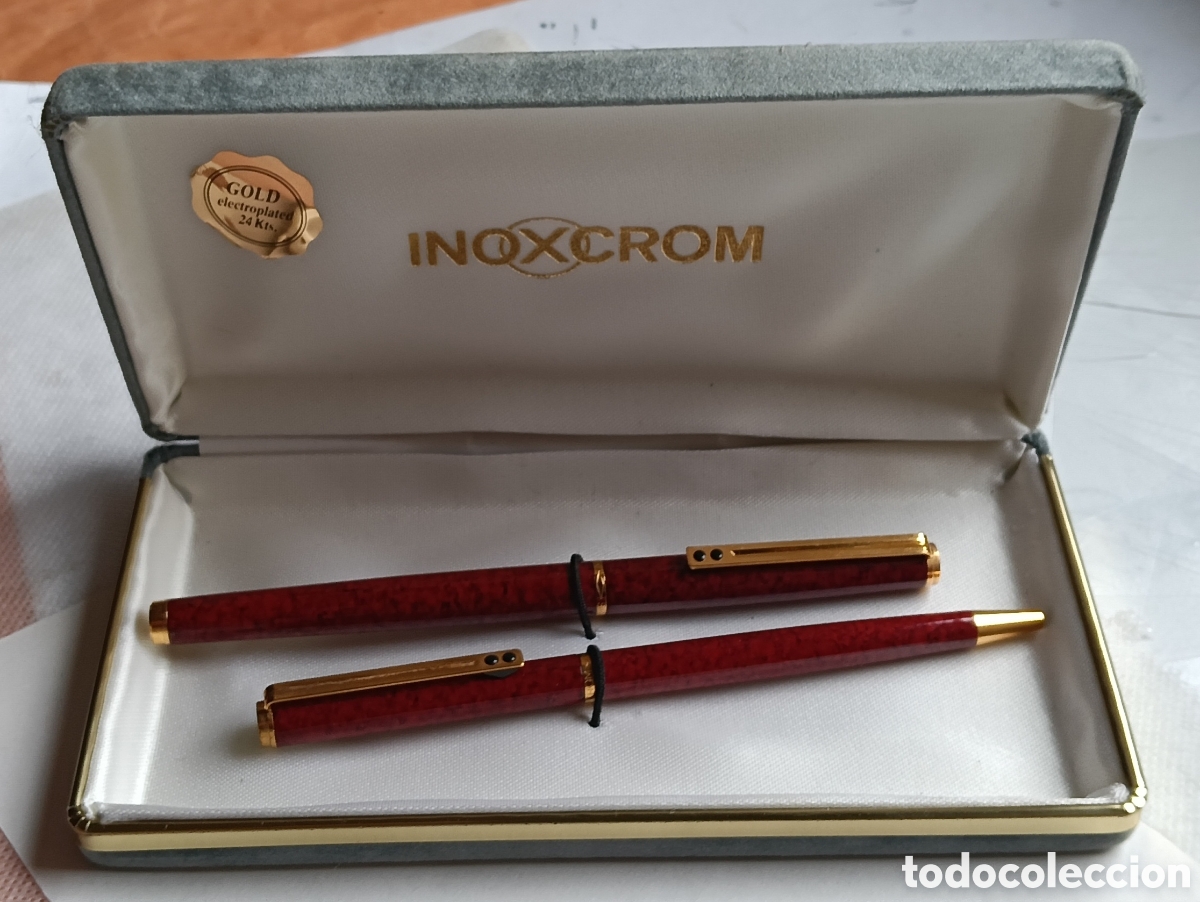 Estilogr&aacute;ficas antiguas, bol&iacute;grafos y plumas: Pluma y bol&iacute;grafo Inoxcrom